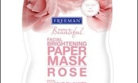 My Summer Face Routine: Paper Mask Rose A La Rose