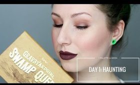 TARTE GRAV3YARDGIRL SWAMP QUEEN - DAY 1: HAUNTING | 1 PALETTE FOR A WEEK