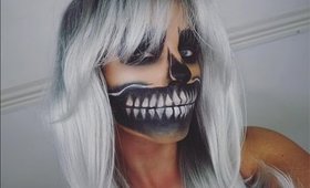 HALLOWEEN / How To: SKULL MAKEUP LOOK