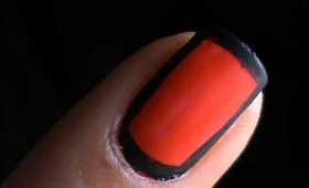 Border nail art border nails for beginners diy how to do border nails tutorial