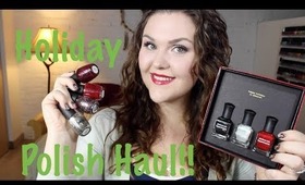 Holiday Nail Polish Haul!! OPI, Deborah Lippmann and MORE!!