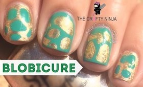 St Patrick's Day Blobicure Nail Tutorial by The Crafty Ninja