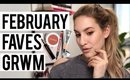 GET READY WITH ME Using My FEBRUARY FAVORITES | Jamie Paige