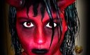 Halloween Series 2016: Easy Devil Face Paint Tutorial