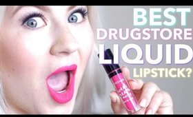 NEW Drugstore Lipstick Swatches and Review | Jordana Sweet Cream Matte Liquid Lip Color