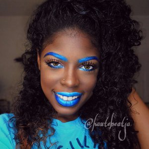 Gradient eyebrows & lips with one of the prettiest colors 