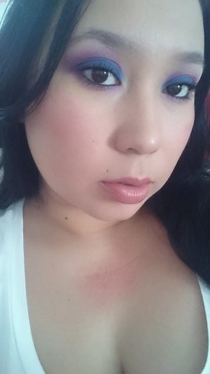 I used the urban decay electric palette 