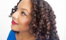 Easy Transitioning/Heatless Hairstyle: Twist & Curl