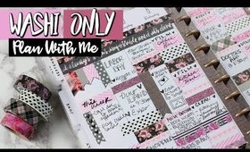 WASHI TAPE ONLY!  Plan With Me | Belinda Selene