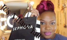 It's A Haul Yall | Sephora | Bh Cosmetics | Shop Miss A  & More!!!