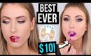 BEST $10 DRUGSTORE LIQUID LIPSTICK EVER?! || Full Day Test, Lip Swatches