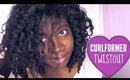 Curlformer Twistout Tutorial for "Natural Hair"