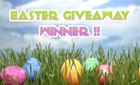 Easter Giveaway Winner!!!