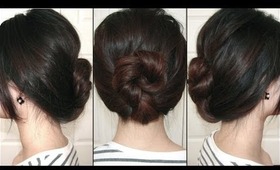 258 - Knotted Bun Updo [Under 2 Minutes]