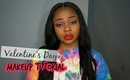 Valentine's Day Makeup w/ 3 Lip Options + GIVEAWAY |Collab ItsHeyMorgan