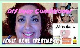 DIY Deep Conditioner and Adult Acne Treatment