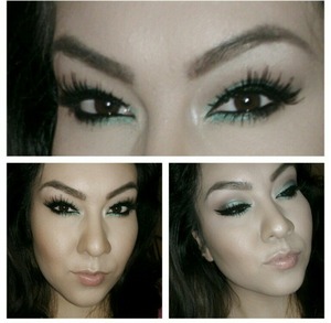 Lashes and a pop of color :)