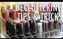 Makeup Collection Decluttering Tips