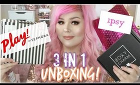 Beauty Box Unboxing | Ipsy Sephora Play and Boxycharm | Feb 2017