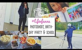 Photoshoot, Birthday Party & School | Weekly Vlog 2 #lifeofanna