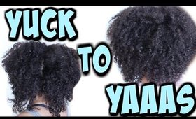 Refresh Curls on Natural Hair Fast - no water no products!!!