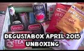 Degustabox April 2015 Unboxing