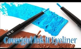 Covergirl Ink It Eyeliner Review "Aquamarine Ink"