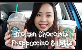 STARBUCKS MOLTEN CHOCOLATE Frap & Latte #GraceBites Ep. 219