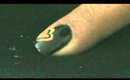 Golden Heart nail designs for short nails- stylish nail design and nail art tutorial