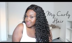 CURLY HAIR MAINTENANCE ROUTINE | ad