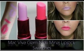 Mac Viva Glam Nicki Minaj Lipstick Swatches