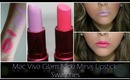 Mac Viva Glam Nicki Minaj Lipstick Swatches