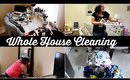 WHOLE HOUSE CLEAN WITH ME | CLEANING MOTIVATION | ALL DAY CLEANING