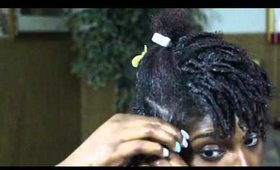 Creme of Nature Hair Demo using New  Styling Products