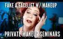 Learn How to Fake a Facelift with Makeup Step by Step Private Seminars | mathias4makeup