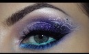 Purple, pink, blue glittery makeup (ft Sigma's Performance Eyes Kit)