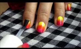 Nail Tutorial: Gradient/Ombre Nails Using a Sponge