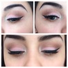 Soft neutral pink look
