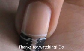 Tie Up Lace- Easy Nail Art For Beginners - nail designs for short nails- nail art tutorial
