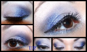 "Winter Night" 
Used Virus Insanity Eyeshadow in Pegasus, Obscene and Sailor Pluto with Snowflake as highlight.
