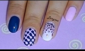 Mix n Match Nails: Color, Glitter, Merged Dots