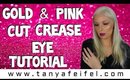 Pink and Gold Cut Crease Tutorial | Morphe | Viseart | Tanya Feifel-Rhodes