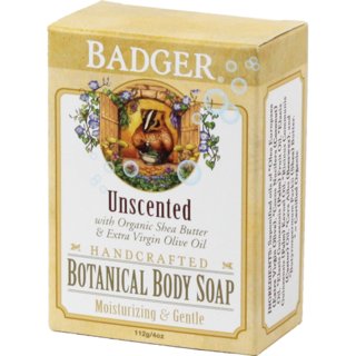 Badger Unscented Natural Body Soap