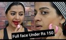 Everyday Makeup Under Rs 150 _ | Super Affordable Makeup Look