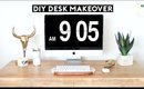 DIY Desk Makeover & Affordable Organization Ideas!