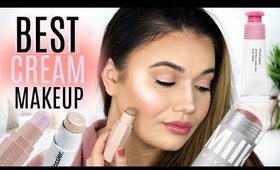 BEST CREAM MAKEUP Oily + Dry Skin | Wearable Day Makeup Tutorial