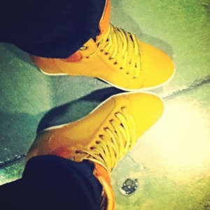 My construction wedges sneakers 💛