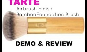 TARTE Airbrush Bamboo Foundation Brush Demo