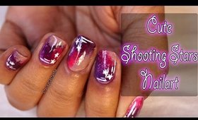 Cute Shooting Stars Nailart Tutorial