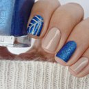 Nail art with Blu Imperiale